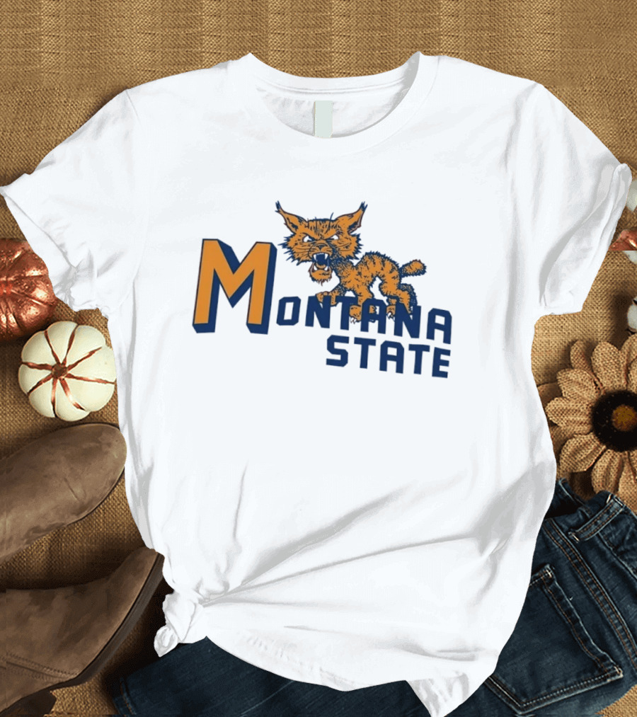 Montana State Bobcats Vintage NCAA Sports T-Shirt