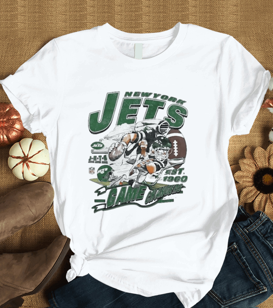 New York Jets Est 1960 Game Changers NFL Football T-Shirt