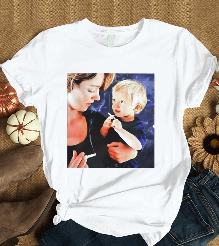 When You Light Up So Does He Anti Smoking Awareness T-Shirt
