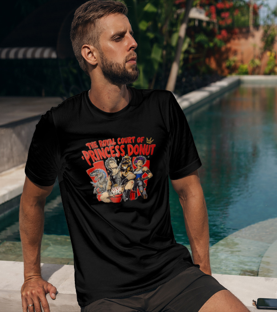 Dungeon Crawler Carl The Royal Court Of Princess Donut Man Cat Dinosaur Woman T-Shirt