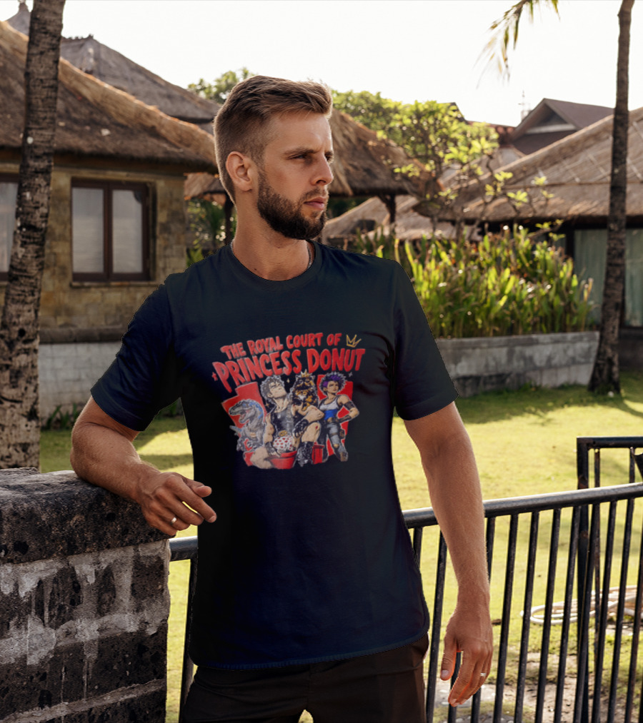 Dungeon Crawler Carl The Royal Court Of Princess Donut Man Cat Dinosaur Woman T-Shirt