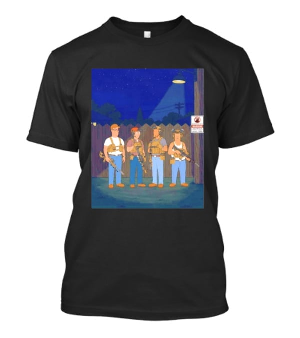Neighborhood Tactical Squad Warning King Of The Hill T-Shirt