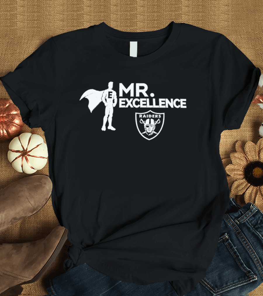 Mr Excellence Las Vegas Raiders Football Raiders Shield T-Shirt