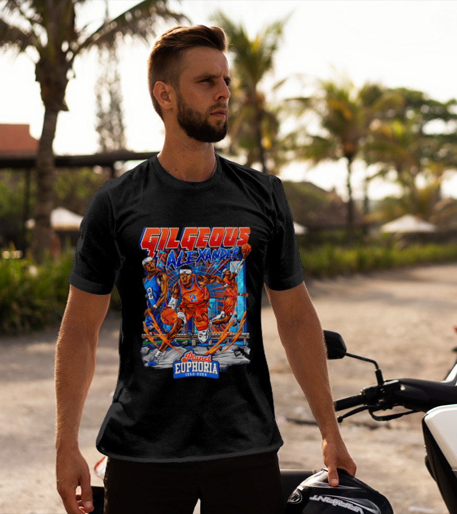 Gilgeous Alexander Oklahoma City Thunder Planet Euphoria 1950 2024 T-Shirt