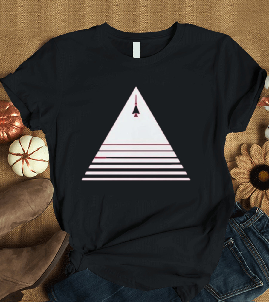 Stuart Fails To Save The Universe Stuart Bloom Jet Airplane Triangle Pyramid T-Shirt