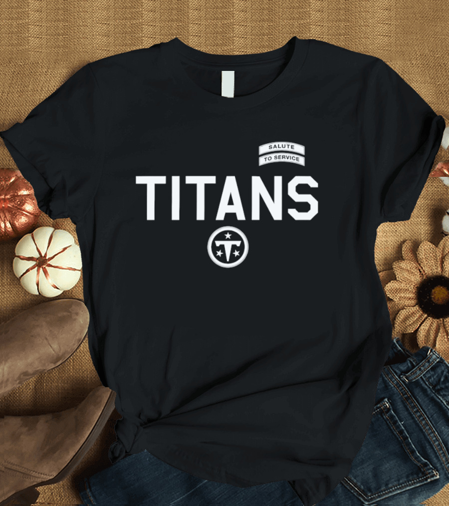 Tennessee Titans Salute To Service Titans Football T-Shirt