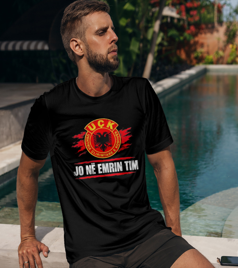 UÇK Ushtria Çlirimtare E Kosovës Jo Në Emrin Tim Symbol Of Resistance And Defiance T-Shirt
