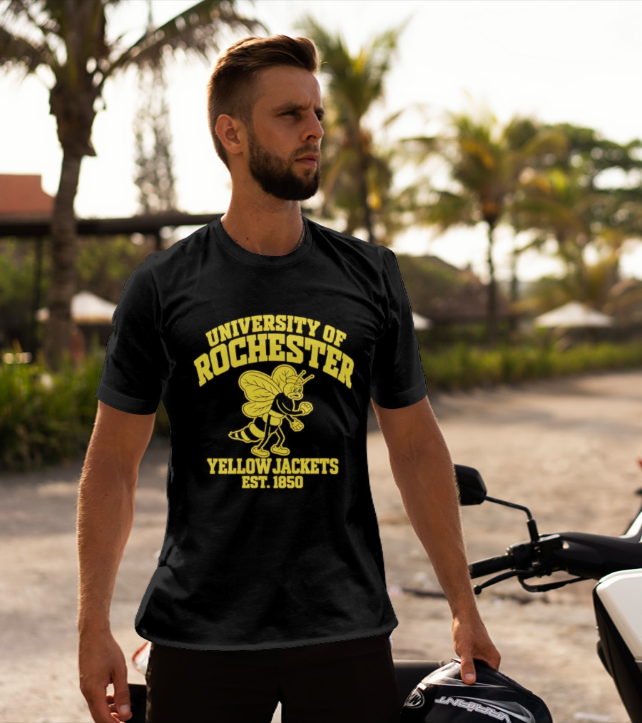 University Of Rochester Yellow Jackets Est 1850 Retro Collegiate T-Shirt