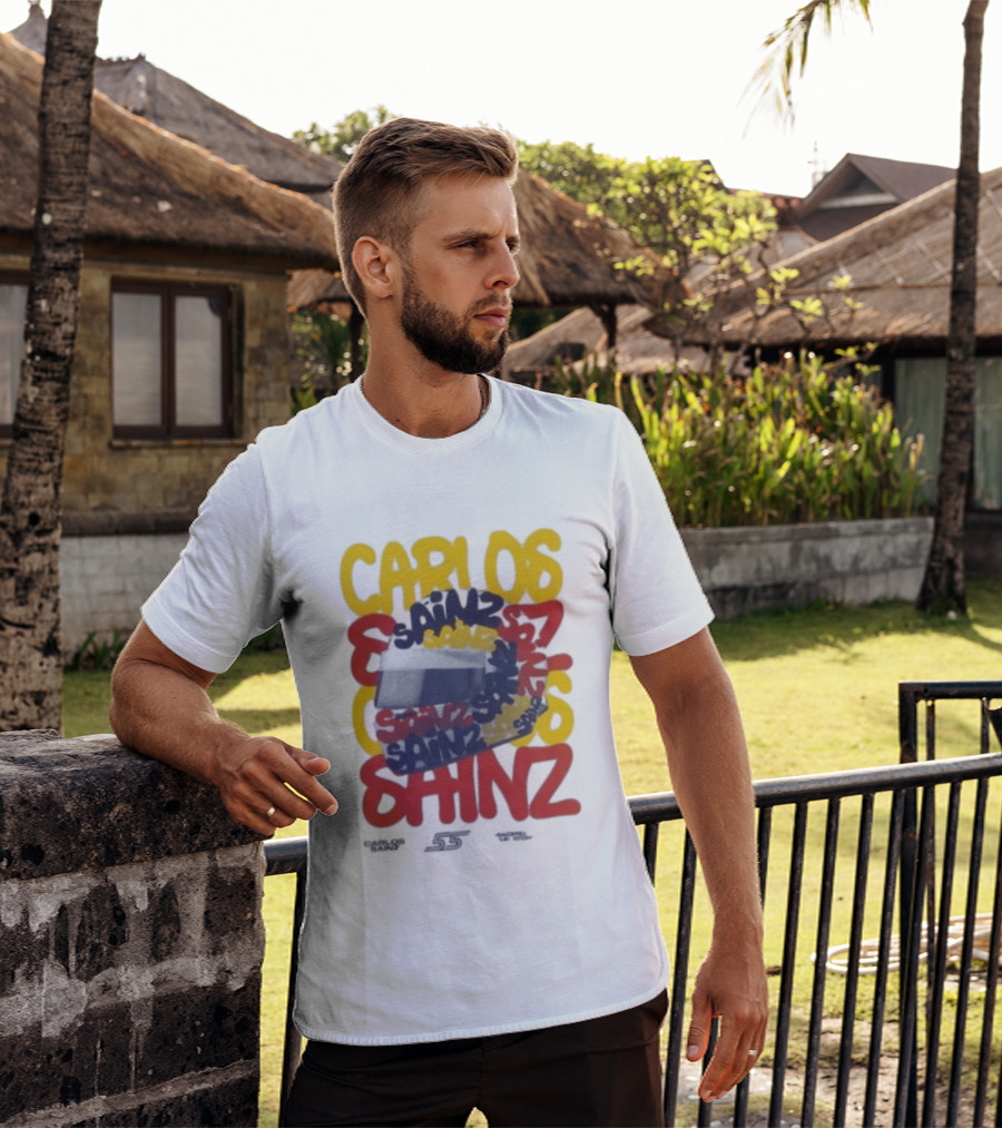 Carlos Sainz Madrid F1 Team Race Special 26 Atlassian Williams T-Shirt