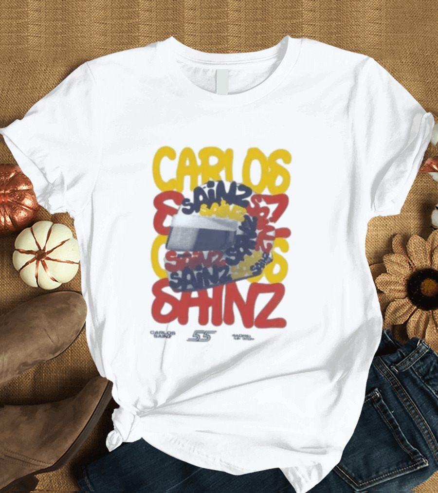 Carlos Sainz Madrid F1 Team Race Special 26 Atlassian Williams T-Shirt