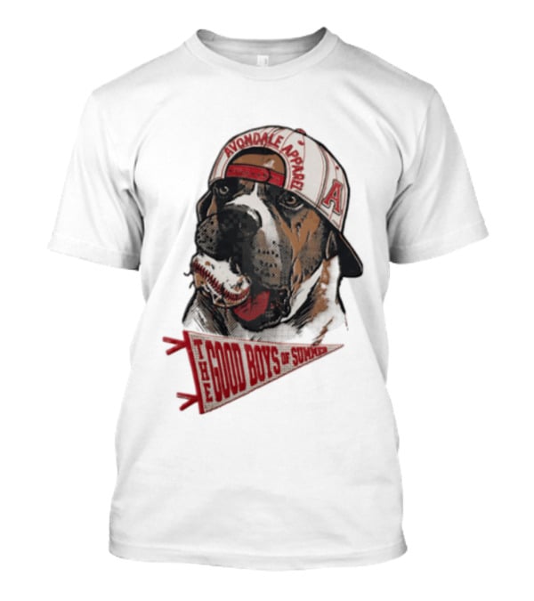 Avondale Apparel The Good Boys Of Summer Bulldog Baseball Cap T-Shirt