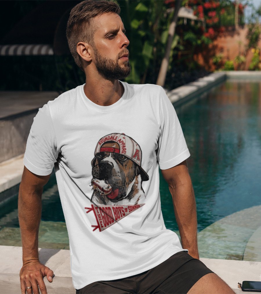 Avondale Apparel The Good Boys Of Summer Bulldog Baseball Cap T-Shirt
