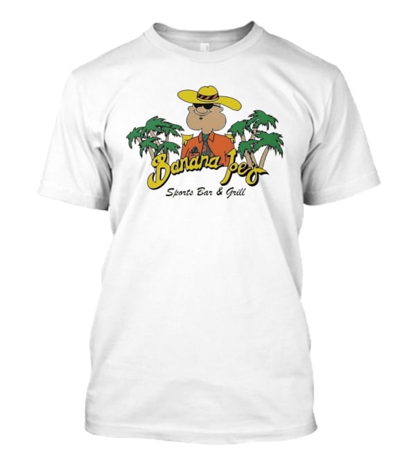 Banana Joe's Sports Bar & Grill Tropical Palm Island Vibes T-Shirt