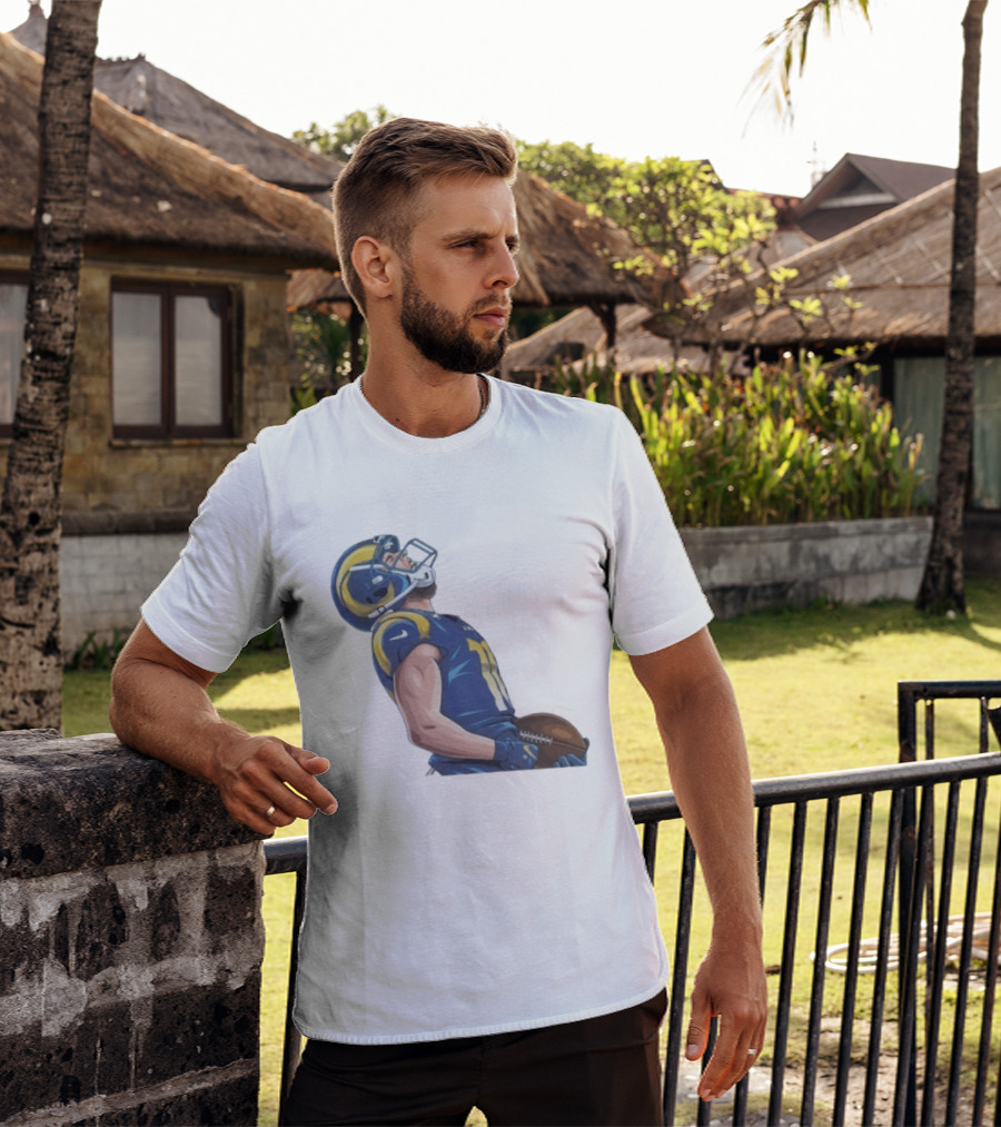 Cooper Kupp Los Angeles Rams No 10 Football Player Celebration T-Shirt