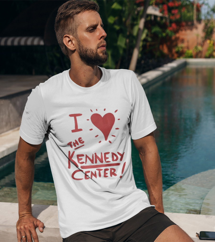 I Love The Kennedy Center Bold Red Heart T-Shirt