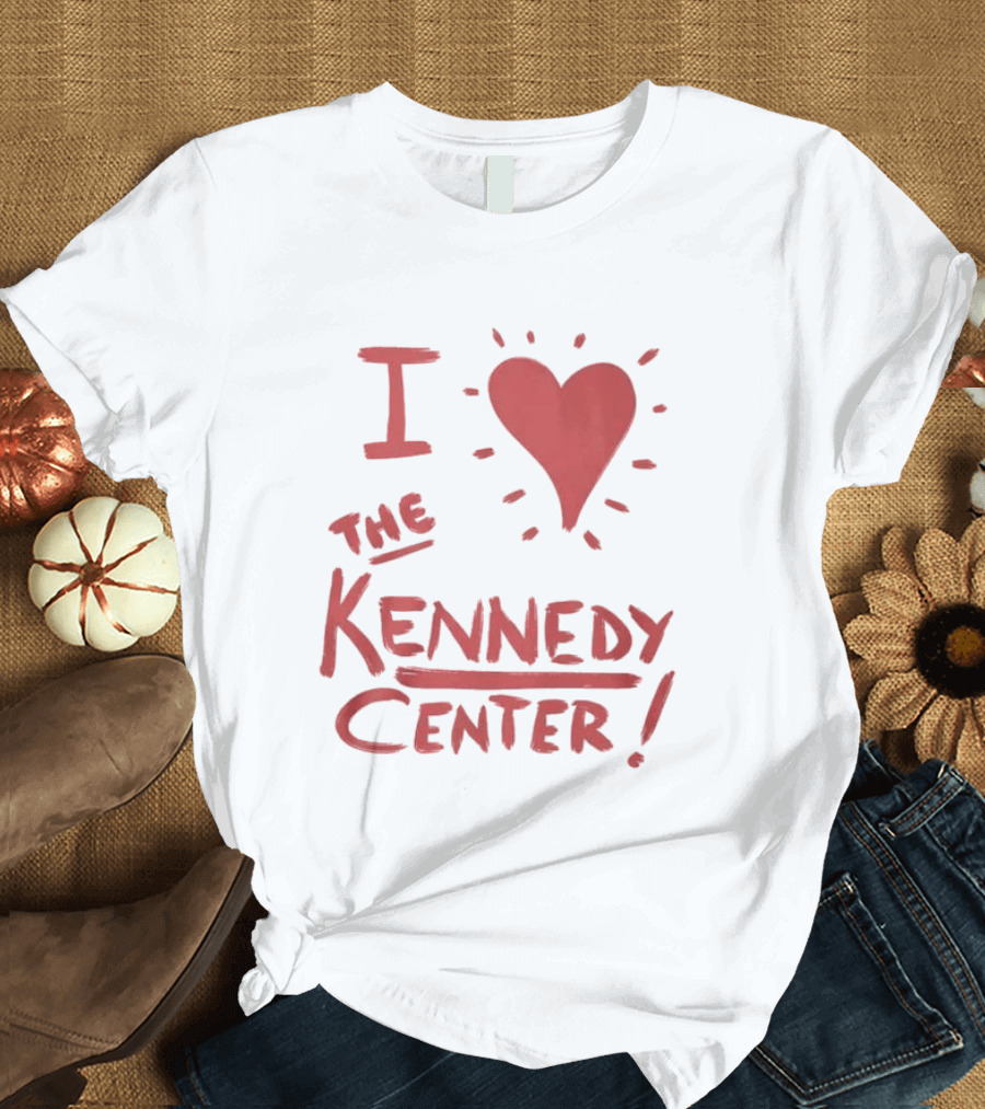 I Love The Kennedy Center Bold Red Heart T-Shirt
