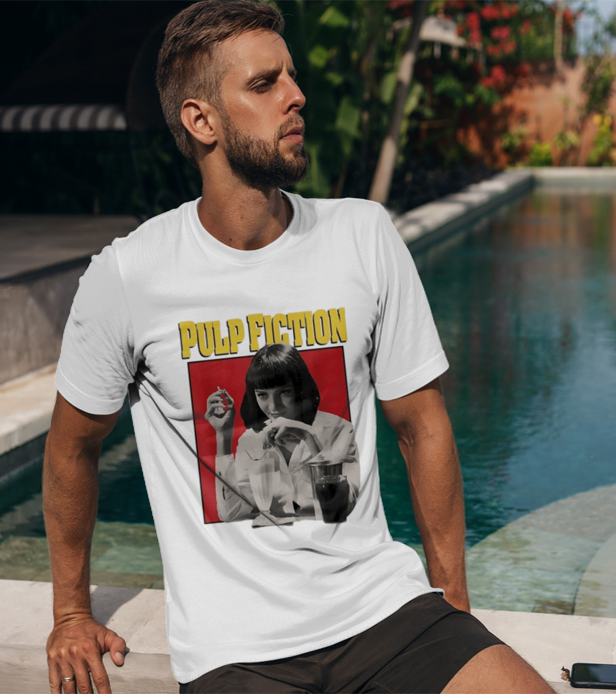 Pulp Fiction Mia Wallace Uma Thurman Quentin Tarantino T-Shirt