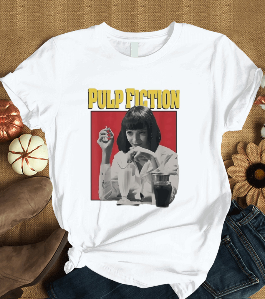 Pulp Fiction Mia Wallace Uma Thurman Quentin Tarantino T-Shirt