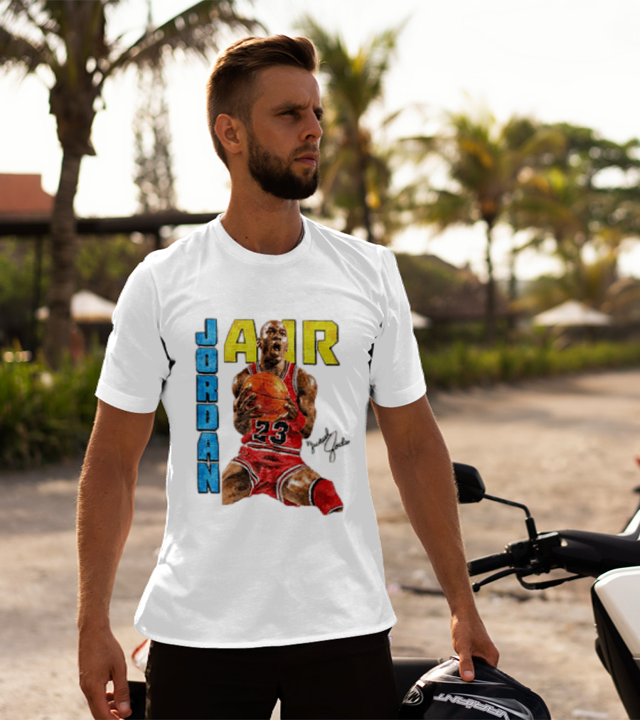 Jordan Air 23 Basketball Player Holding Ball T-Shirt