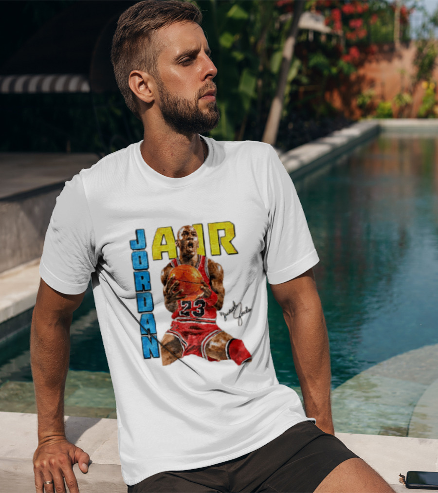 Jordan Air 23 Basketball Player Holding Ball T-Shirt