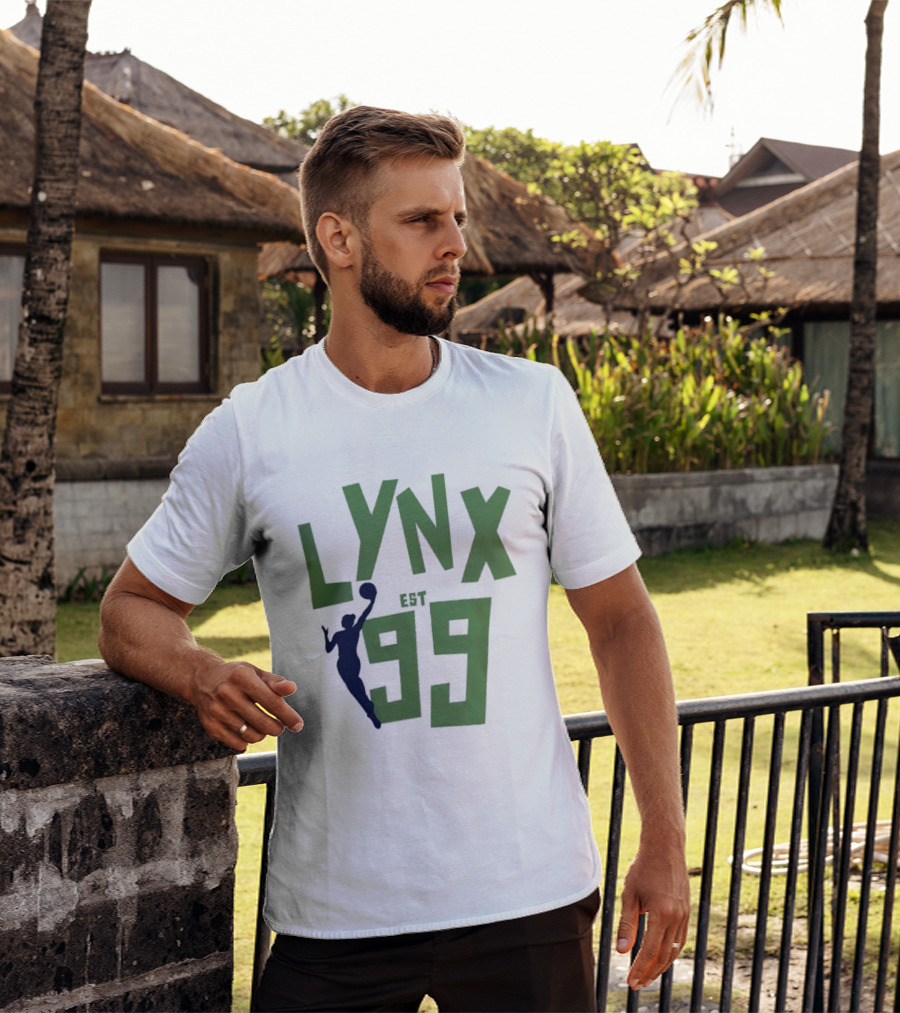 Playa Society Minnesota Lynx Est 99 Basketball Jumper T-Shirt