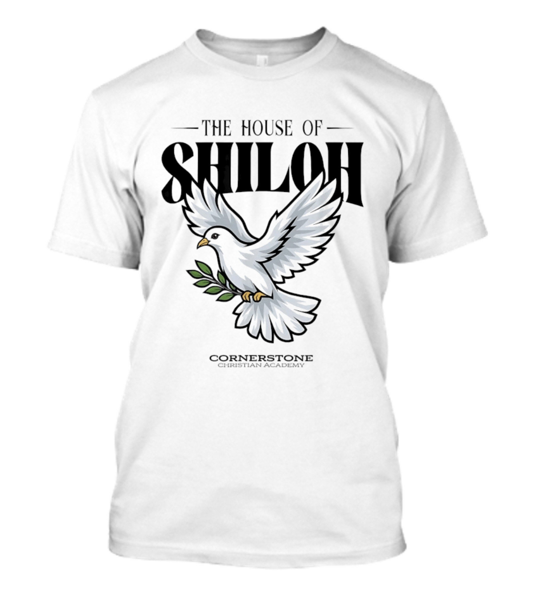 The House Of Shiloh Dove Cornerstone Christian Academy T-Shirt