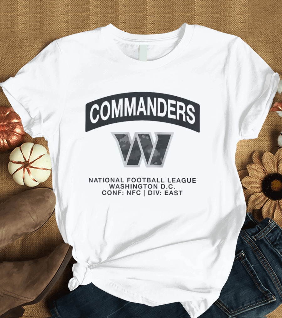 Commanders Washington D.C. NFC East National Football League T-Shirt