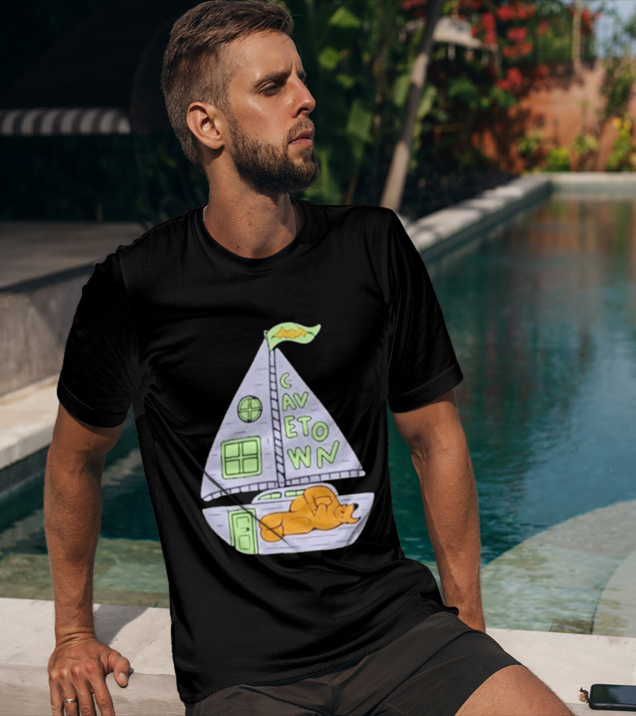 Cavetown Running With Scissors 2026 USA Tour Sail Boat T-Shirt