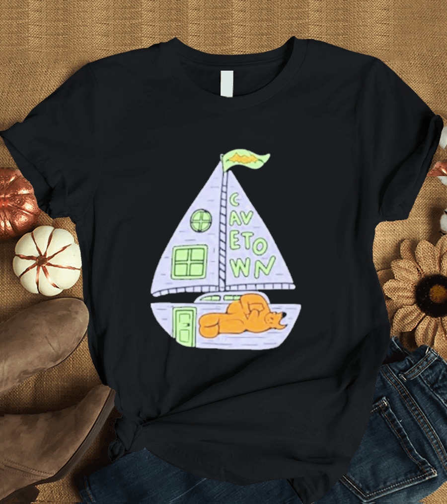 Cavetown Running With Scissors 2026 USA Tour Sail Boat T-Shirt