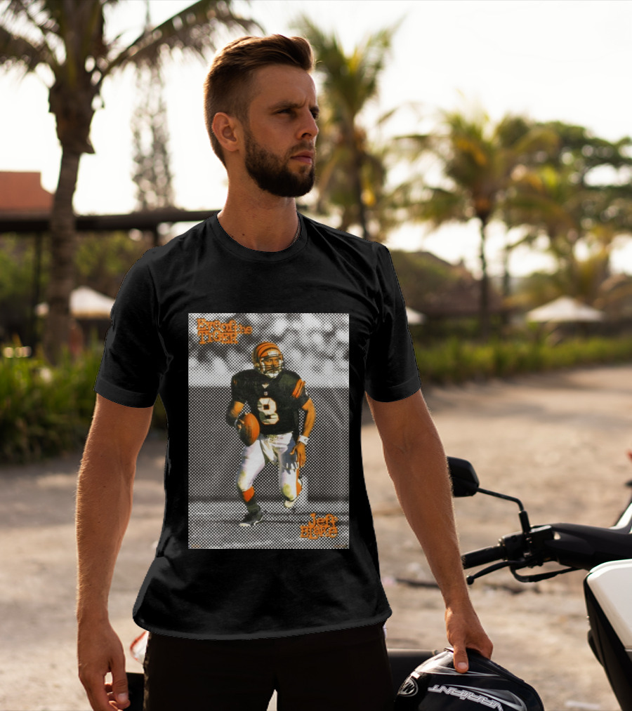 Jeff Blake Eye Of The Tiger Cincinnati Bengals Football QB T-Shirt
