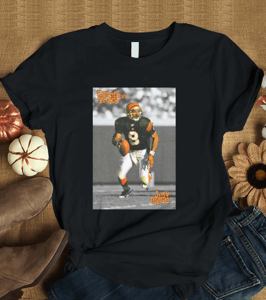 Jeff Blake Eye Of The Tiger Cincinnati Bengals Football QB T-Shirt