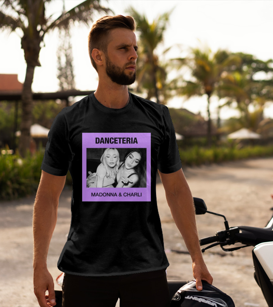 Danceteria Madonna & Charli Nostalgia 80s Club Scene T-Shirt