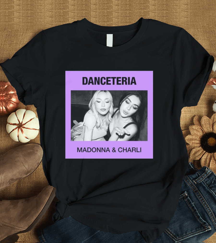 Danceteria Madonna & Charli Nostalgia 80s Club Scene T-Shirt
