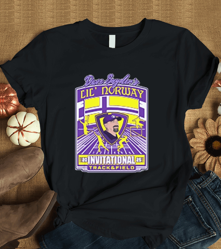 Dave Snyder's Lil Norway Invitational 2025 Track & Field T-Shirt