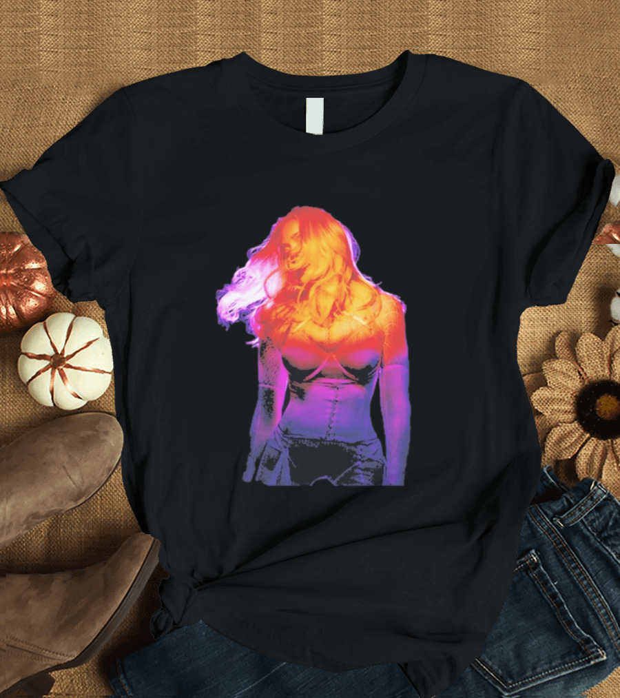 Madonna My Sins Are My Savior Neon Effect T-Shirt