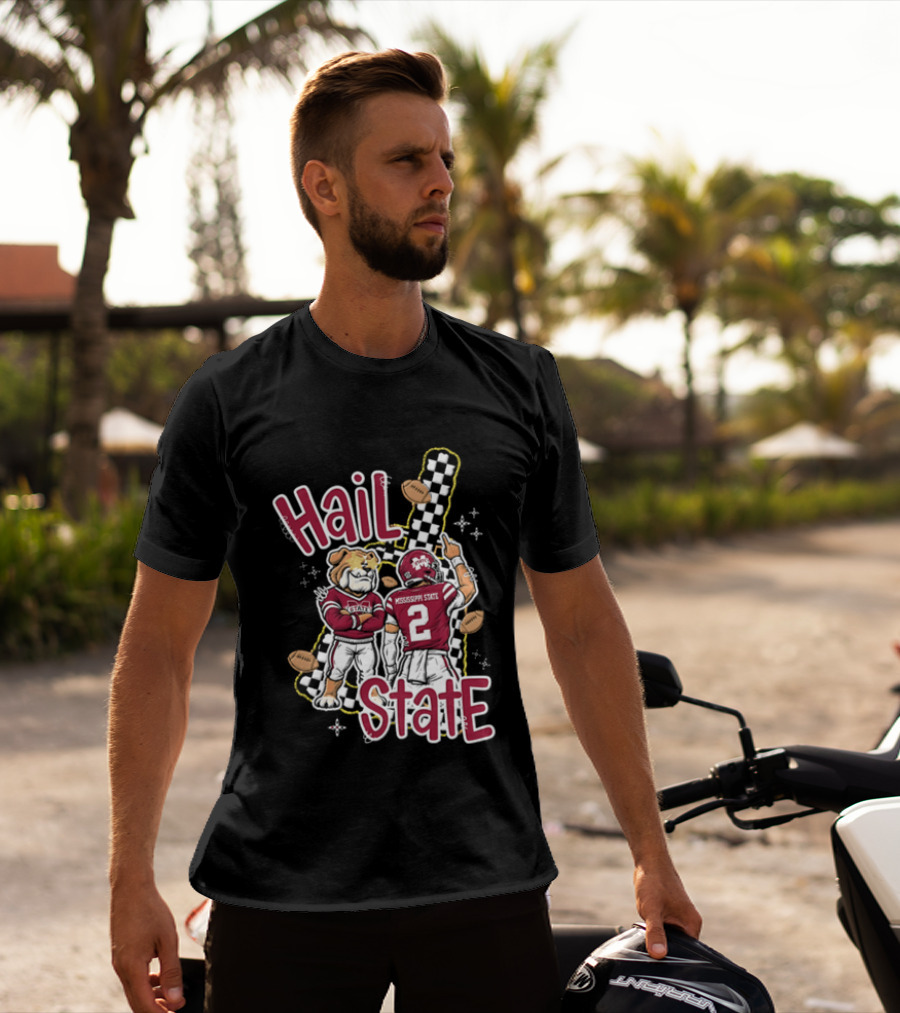 Mississippi State Hail Bulldogs Football Team Spirit T-Shirt