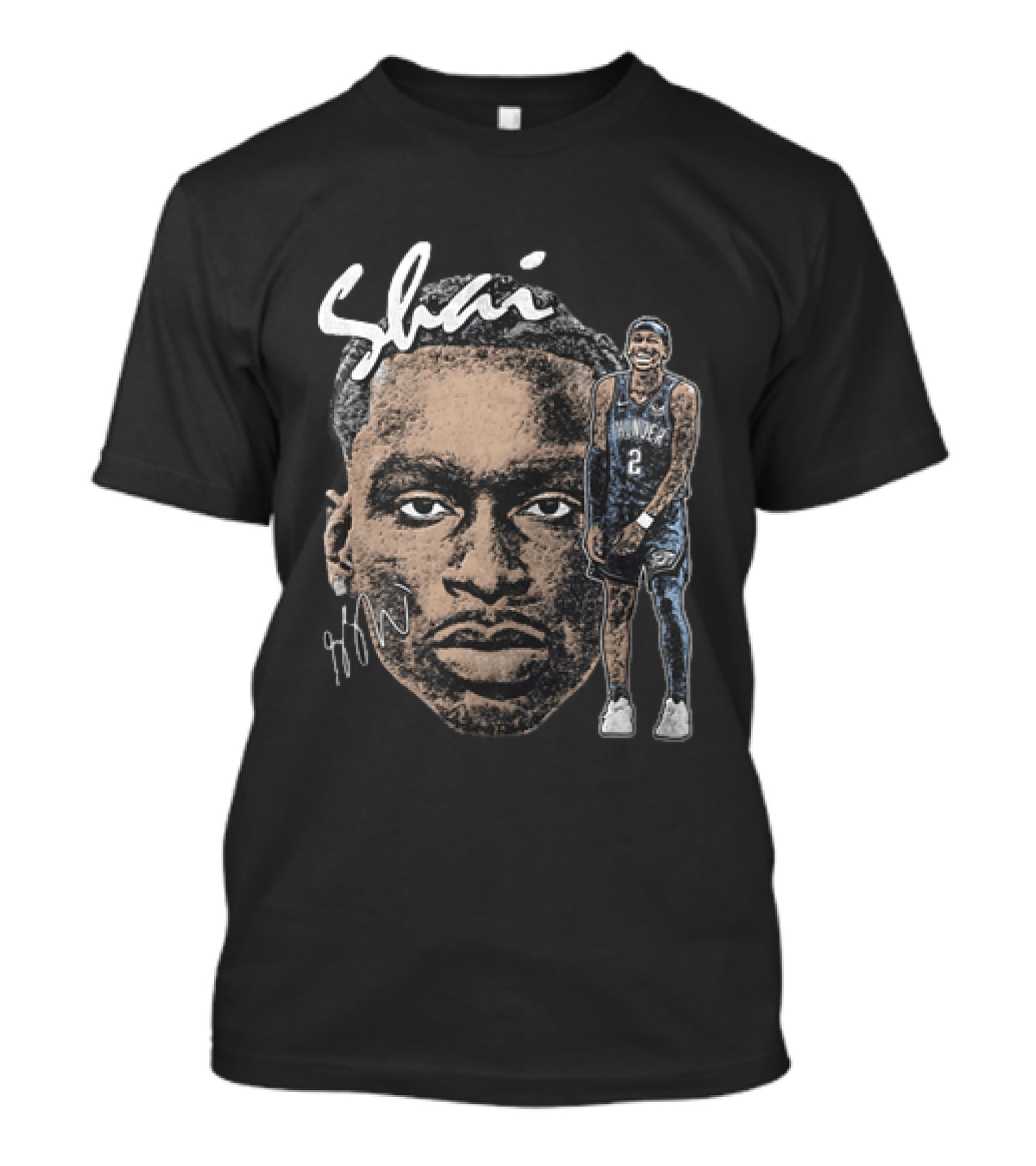 Shai Gilgeous Alexander Oklahoma City Thunder NBA Basketball T-Shirt