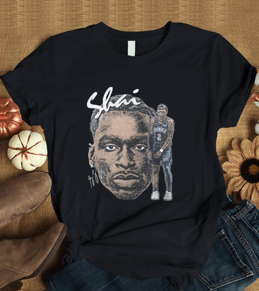 Shai Gilgeous Alexander Oklahoma City Thunder NBA Basketball T-Shirt