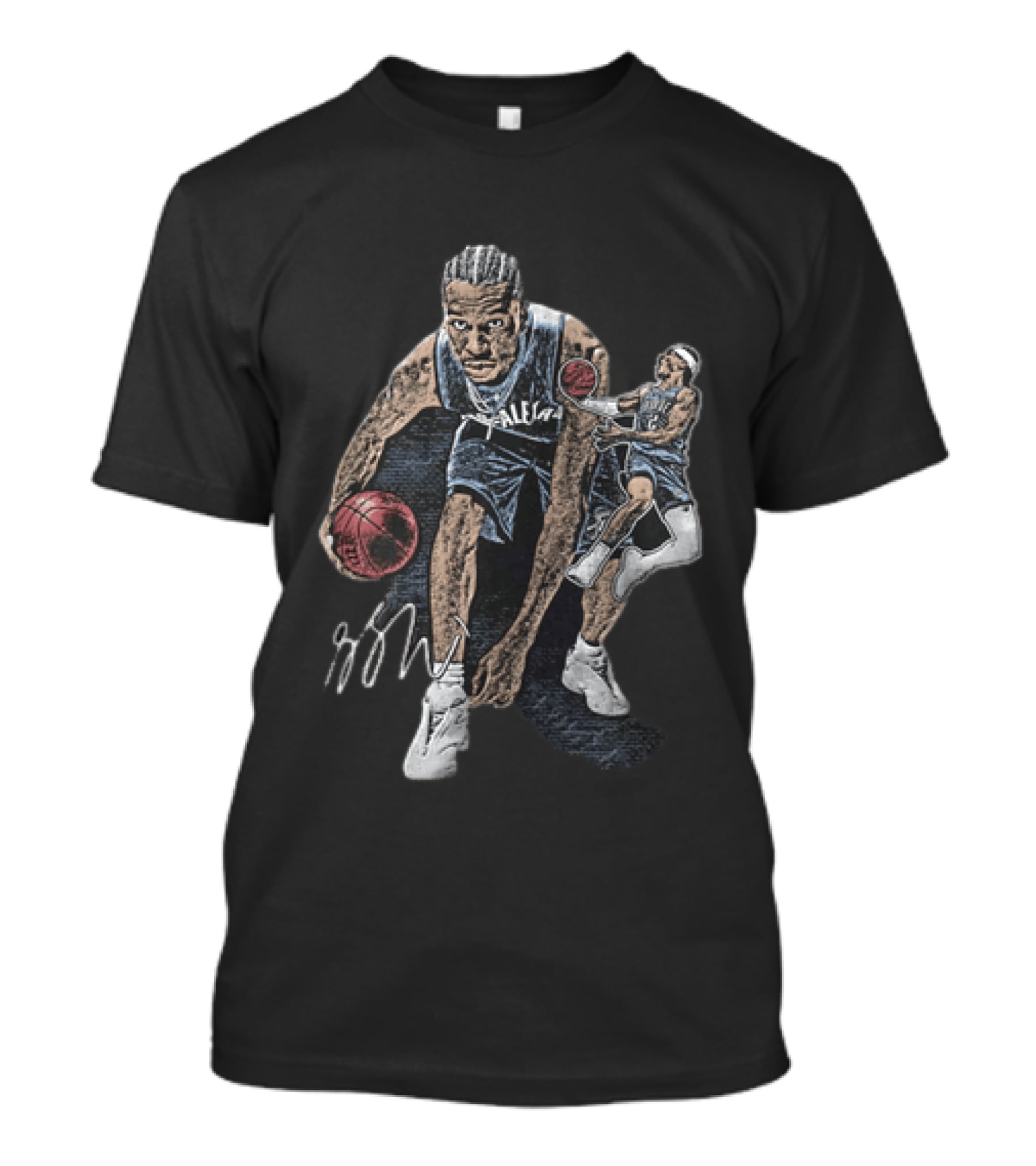 Shai Gilgeous Alexander Basketball Oklahoma City Thunder Signature T-Shirt
