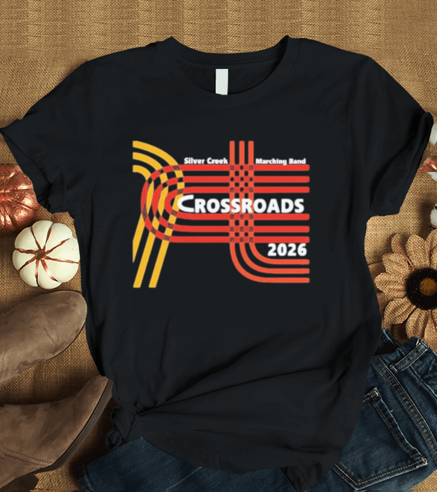 Silver Creek Marching Band Crossroads 2026 Intersection Pathway T-Shirt