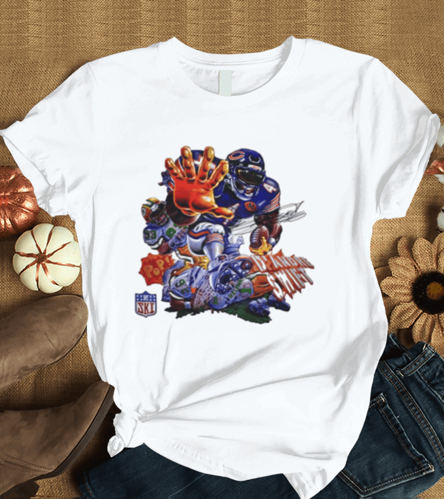 Chicago Bears Pop Art Dandre Swift 4 93 92 NFL T-Shirt