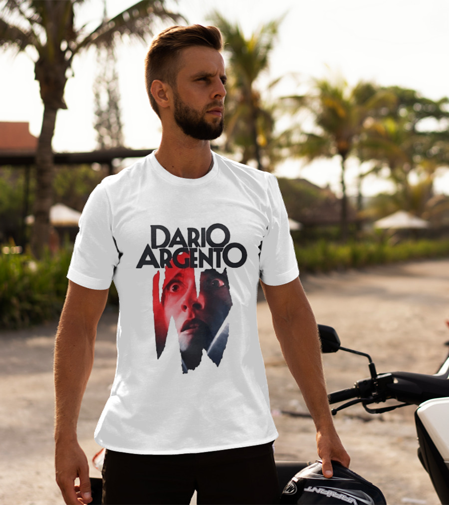 Dario Argento Horror Film Director Giallo Thriller Iconic Face T-Shirt