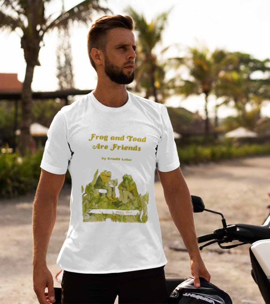 Frog And Toad Are Friends By Arnold Lobel Book Cover T-Shirt