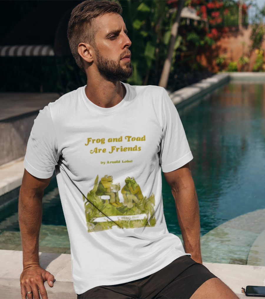Frog And Toad Are Friends By Arnold Lobel Book Cover T-Shirt
