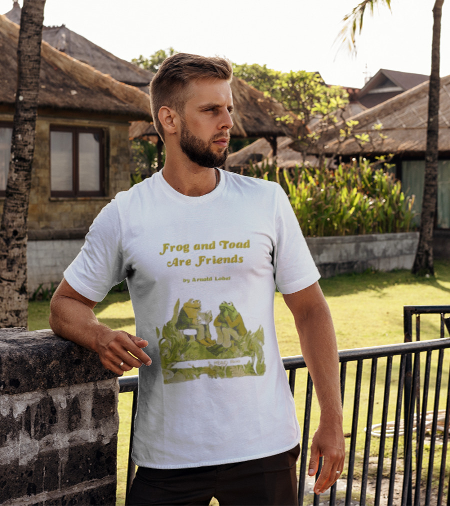 Frog And Toad Are Friends By Arnold Lobel Book Cover T-Shirt