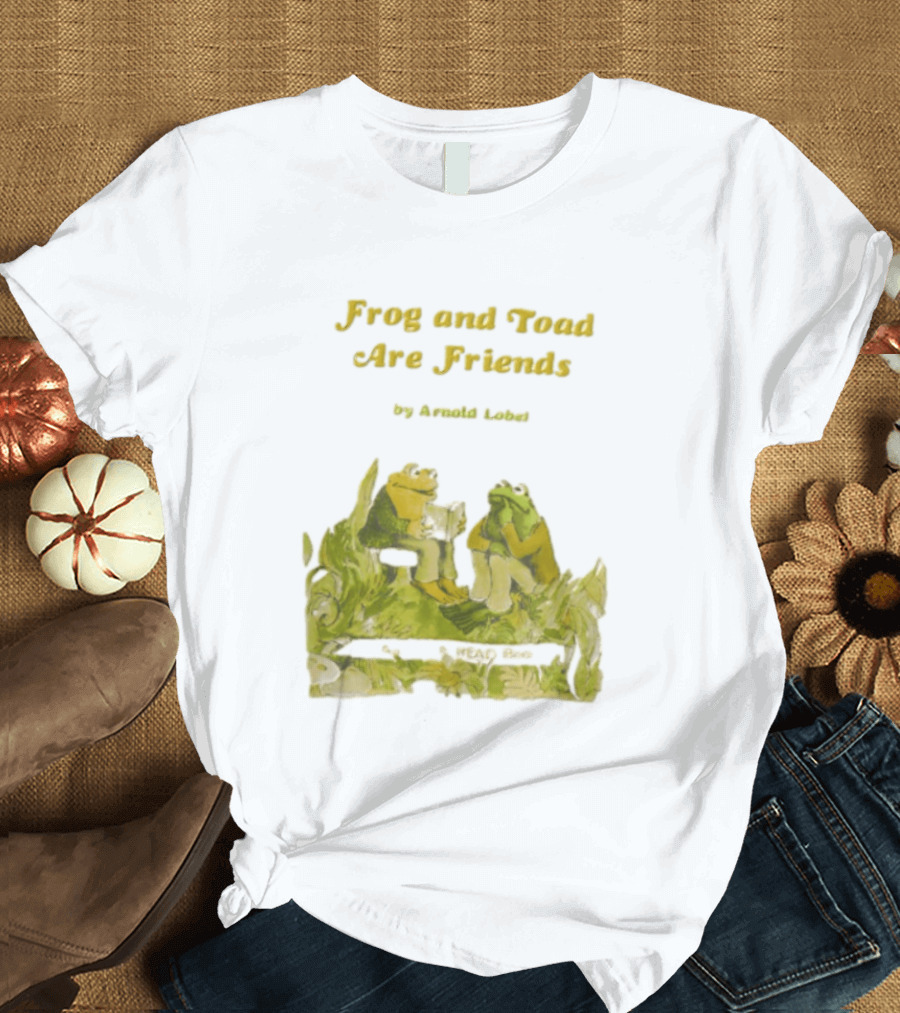 Frog And Toad Are Friends By Arnold Lobel Book Cover T-Shirt