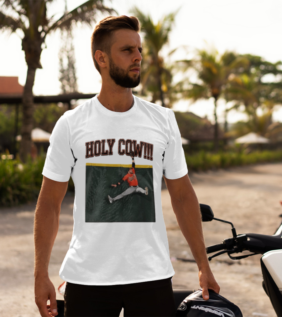 Holy Cow Colton Cowser Baltimore Orioles Catch 2026 T-Shirt