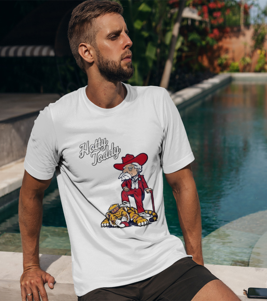 Hotty Toddy Ole Miss Mascot Triumph Over LSU Tiger 2026 T-Shirt