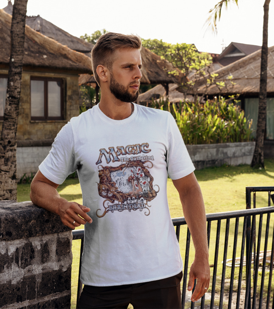 Magic The Gathering Brain Dead Butterfly Forest T-Shirt