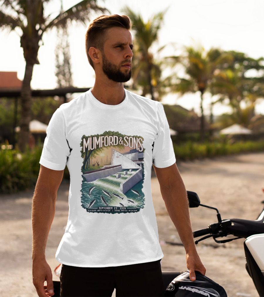 Mumford & Sons September 22 2026 Grand Rapids Michigan Acrisure Amphitheater T-Shirt